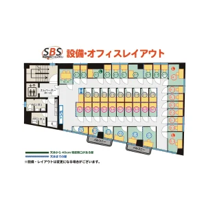 オフィスレイアウト例12